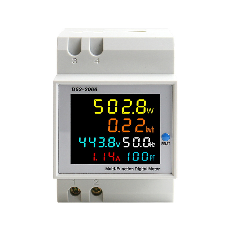 Energy Monitor Meter - 6IN1 Display Smart Meter Din Rail