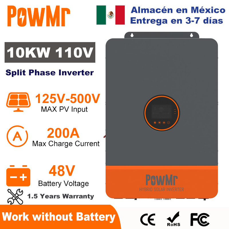 Solar Panel - PowMr 10KW Split Phase Inverter 48V
