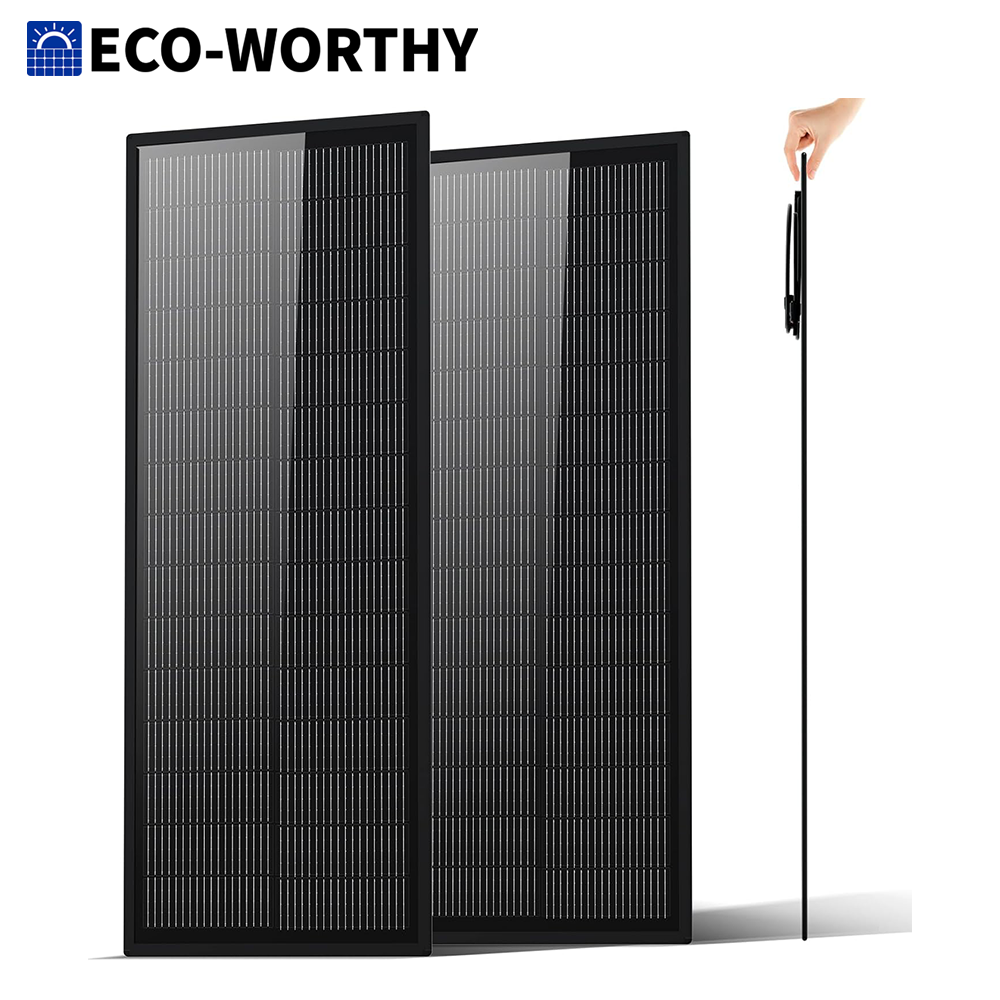 ECO-WORTHY Ultra Slim 2PCS 100 - Solar Panel 200W review and price
