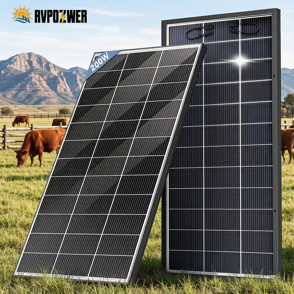 RVPOZWER Bifacial Solar Panel  - Solar Panel 200W review and price