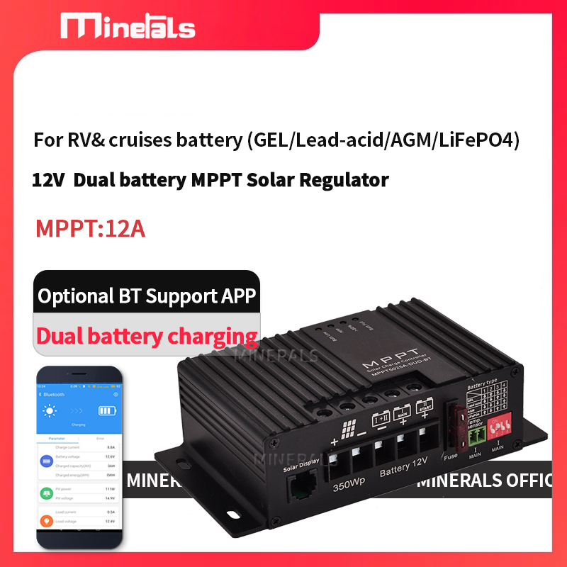 MPPT5012 12V/24V 12A Smart Sol - Charge Controller Solar review and price