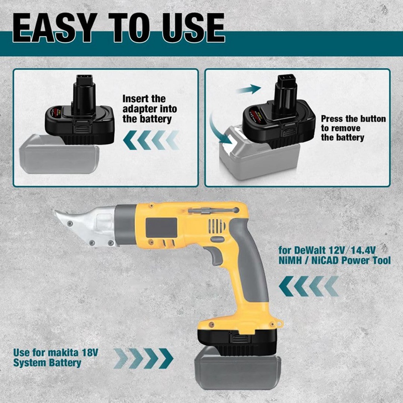 Battery Adapter Use for 18V Li - Lithium Battery 12V review and price