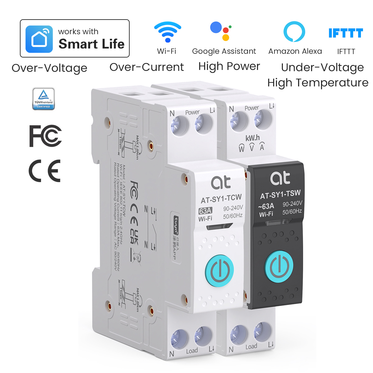 Tuya WiFi Circuit Breaker Smar - Energy Monitor Meter review and price