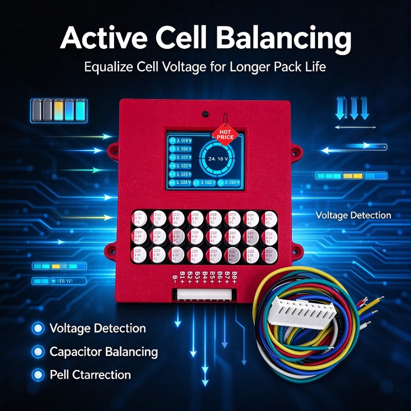 Active Balancer 4S 6S 8S Lithi - Lithium Battery 12V review and price