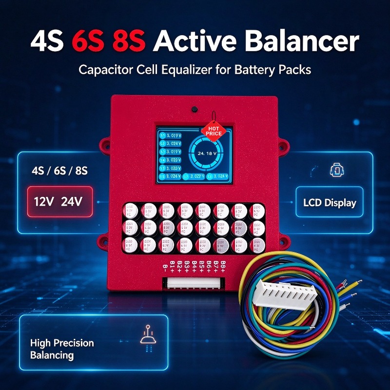 Active Balancer 4S 6S 8S Lithi - Lithium Battery 12V review and price