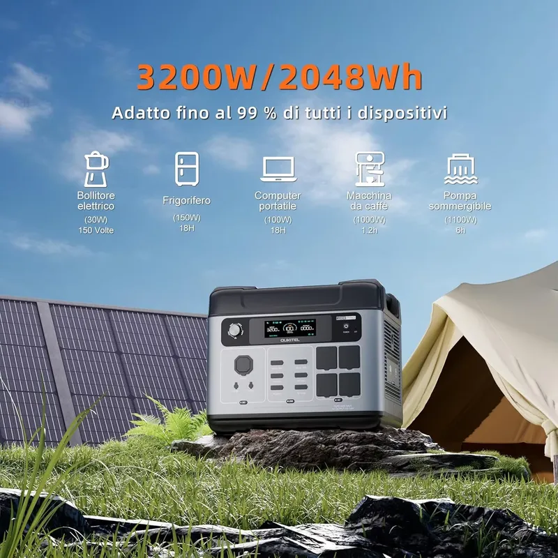 2026OUKITEL P2001 PLUS for 204 - Solar Generator review and price