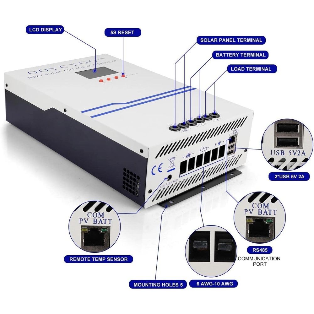 100 Amp MPPT Solar Charge Cont - Charge Controller Solar review and price