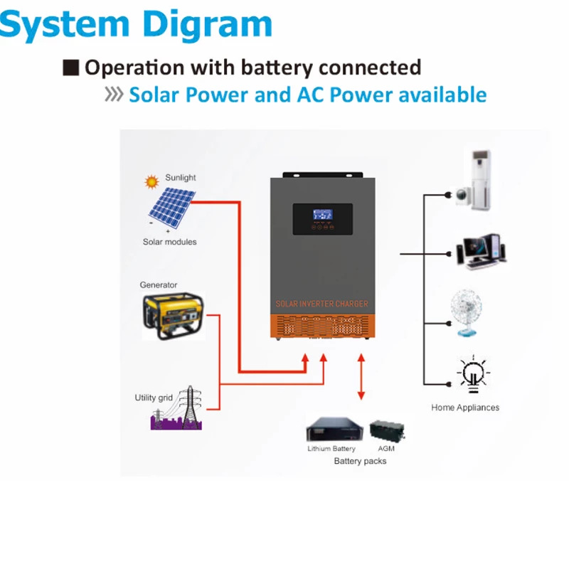 SRNE HF Hybrid Solar Power Inv - Charge Controller Solar review and price