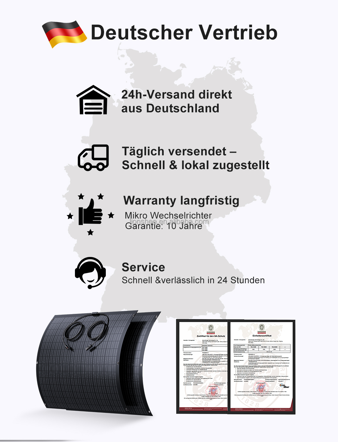 China Germany Factory Wholesal - Solar Panel 200W review and price