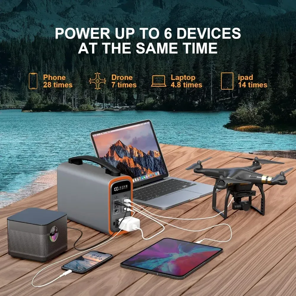 320Wh Lifepo4 Portable Power S - Solar Generator review and price